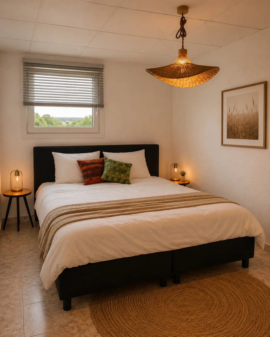 Second bedroom with double bed at Casita de la Luz