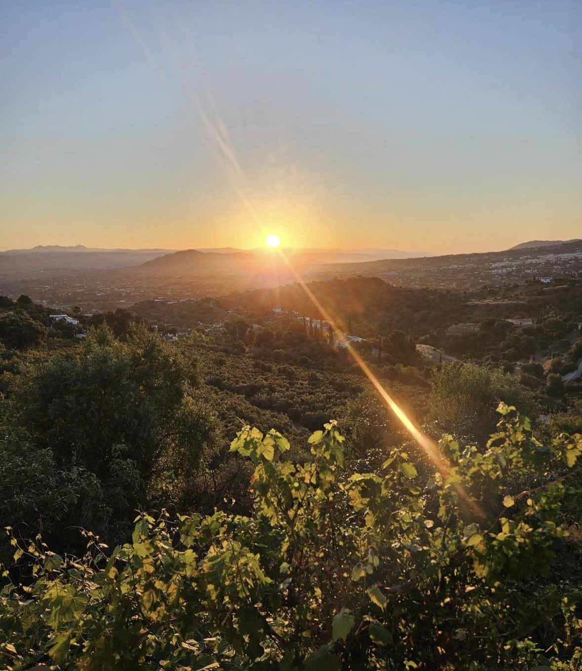 Sunset over Andalusia